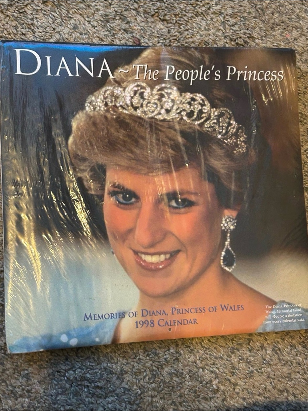 Diana The People’s Princess 1998 Calendar